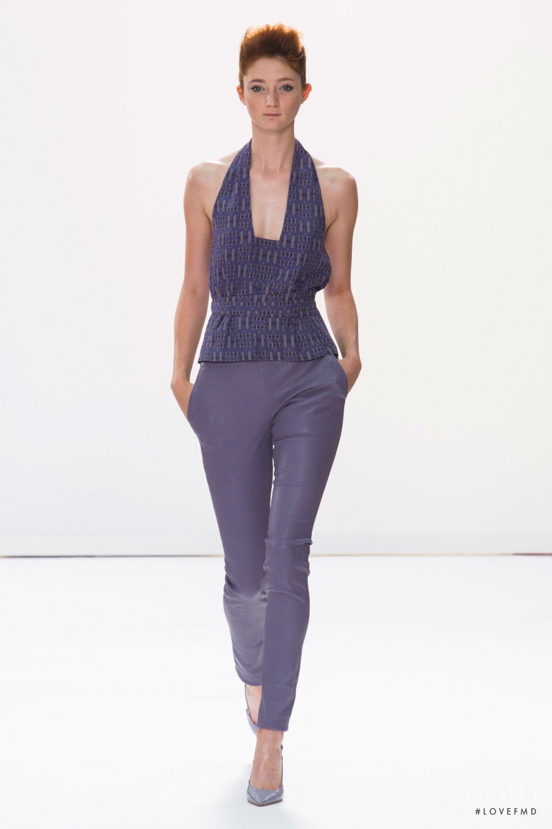 Sophie Touchet featured in  the DAKS fashion show for Spring/Summer 2015