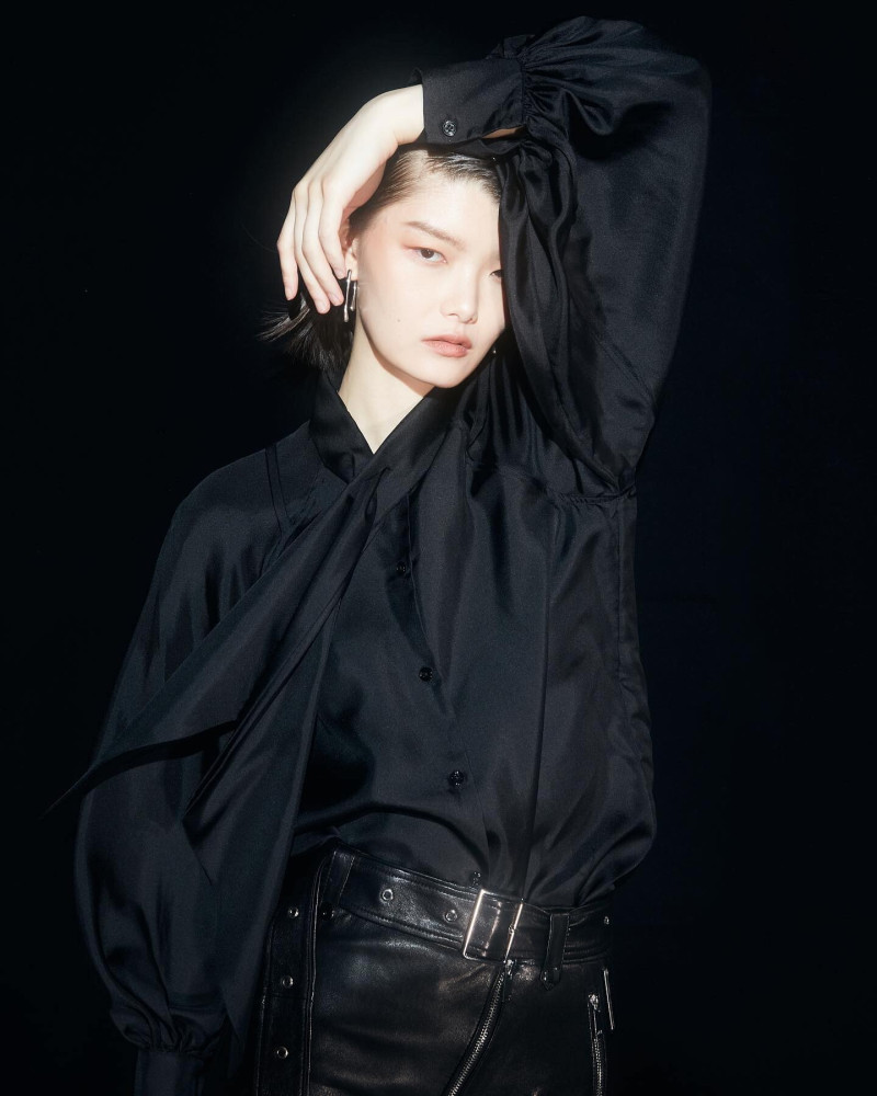 Ka Wai featured in  the Charlotte Ng Studio lookbook for Autumn/Winter 2023