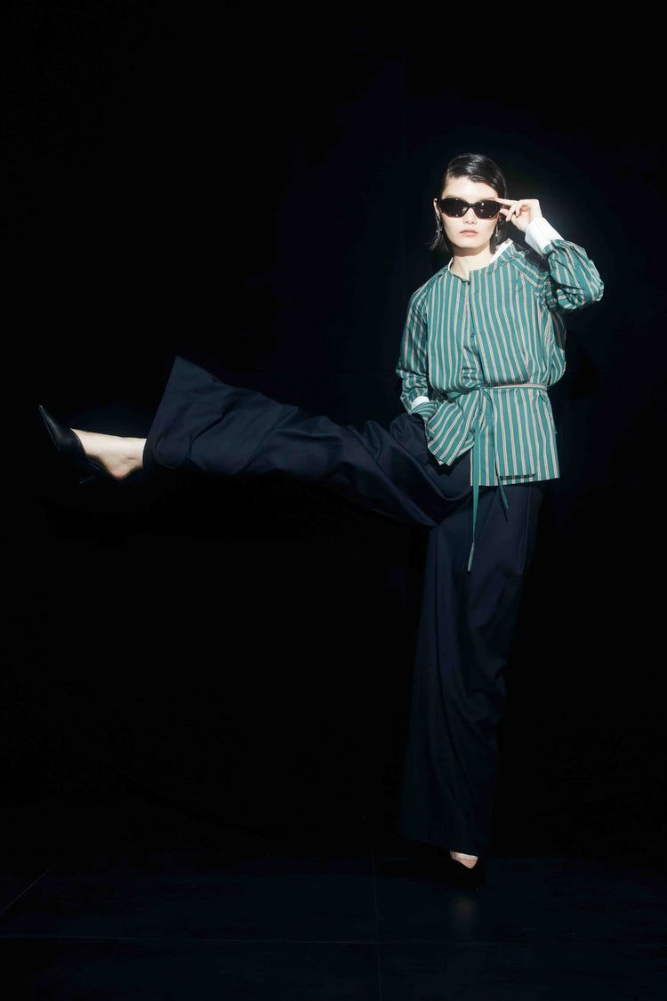 Ka Wai featured in  the Charlotte Ng Studio lookbook for Autumn/Winter 2023