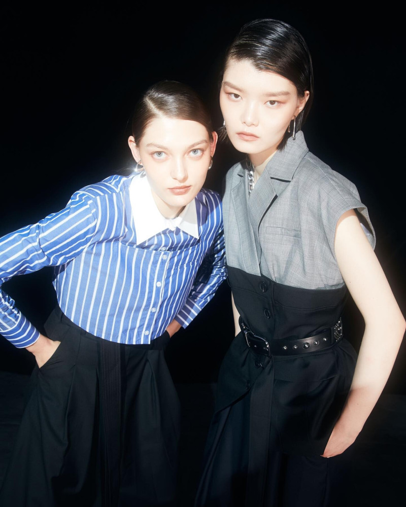 Ka Wai featured in  the Charlotte Ng Studio lookbook for Autumn/Winter 2023