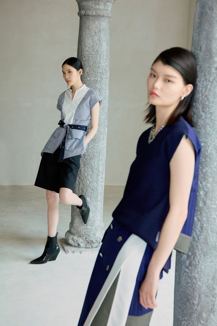 Ka Wai featured in  the Charlotte Ng Studio lookbook for Spring/Summer 2024