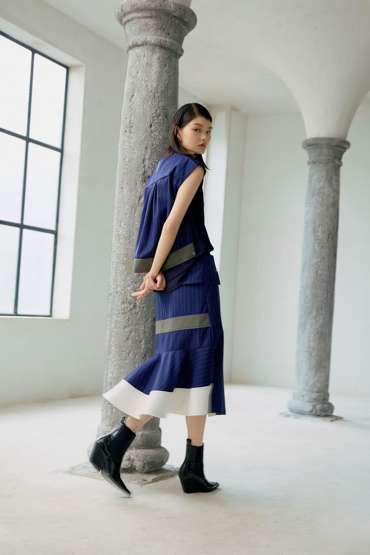 Ka Wai featured in  the Charlotte Ng Studio lookbook for Spring/Summer 2024
