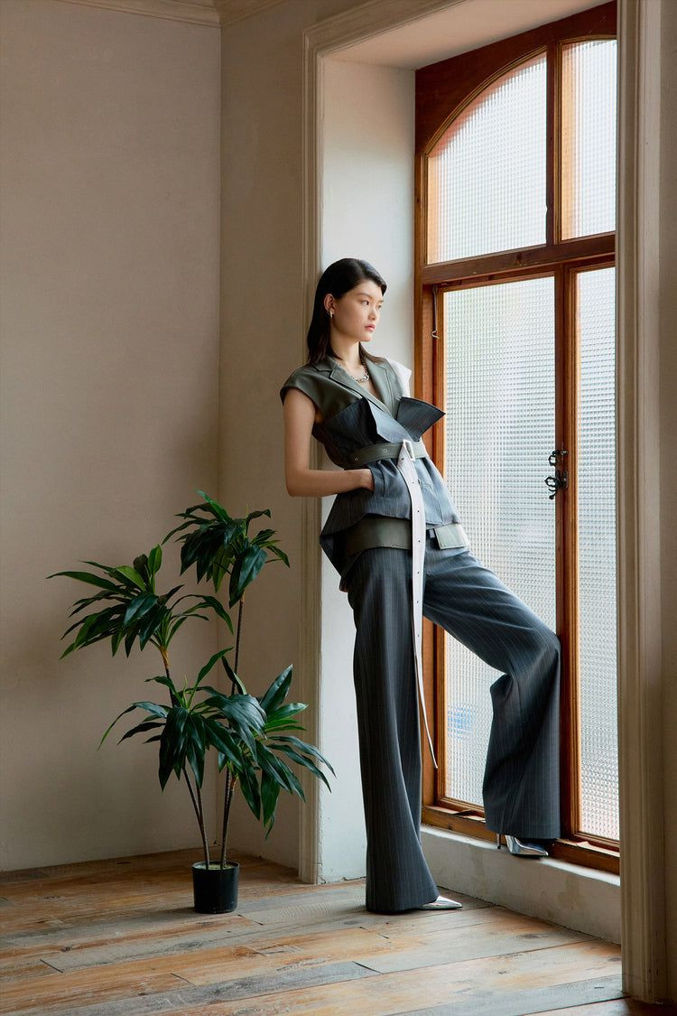 Ka Wai featured in  the Charlotte Ng Studio lookbook for Spring/Summer 2024