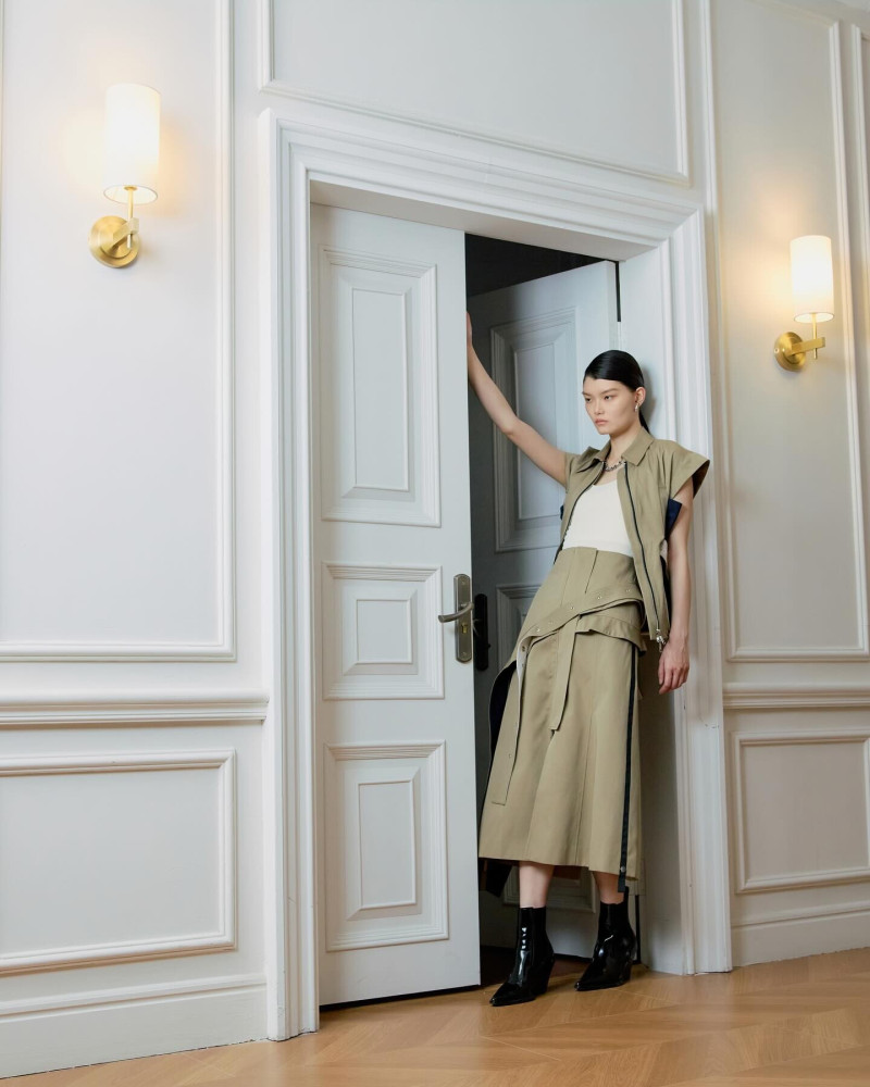 Ka Wai featured in  the Charlotte Ng Studio lookbook for Spring/Summer 2024