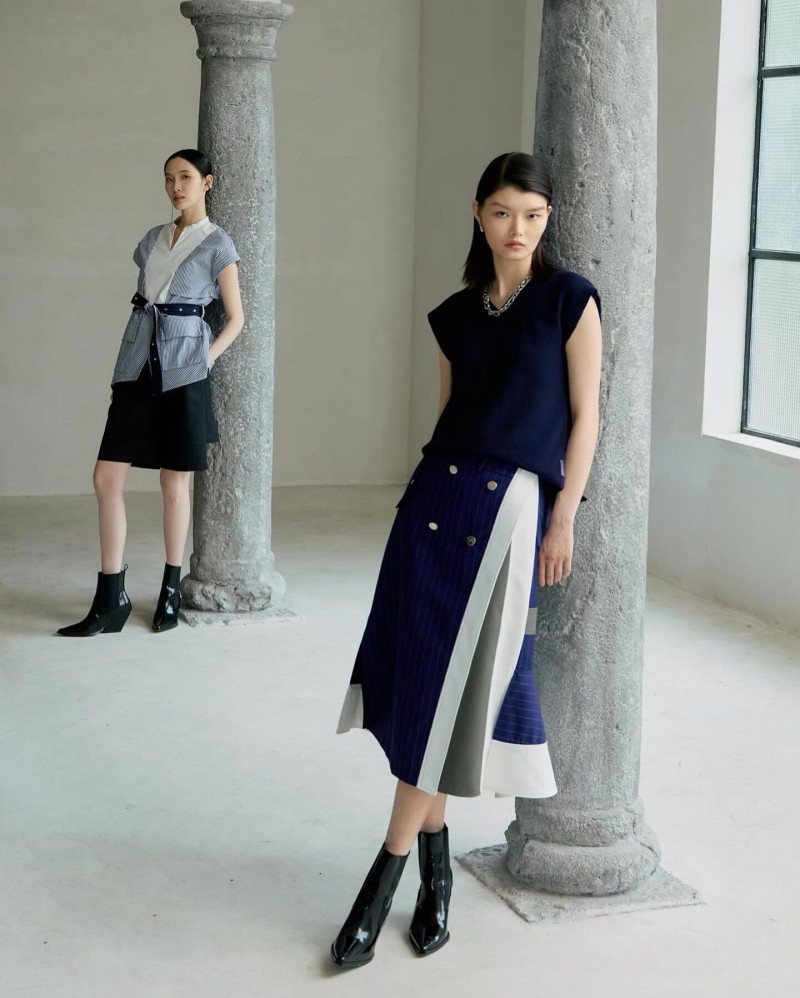 Ka Wai featured in  the Charlotte Ng Studio lookbook for Spring/Summer 2024