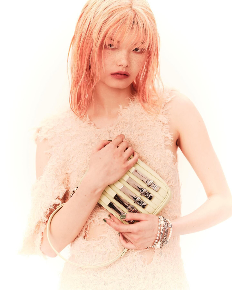 Ka Wai featured in  the Dymonlatry advertisement for Spring/Summer 2024