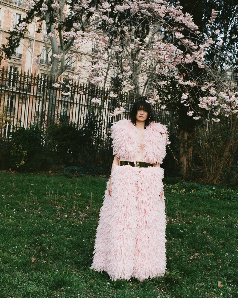 Ka Wai featured in  the Valentino Couture lookbook for Spring/Summer 2024