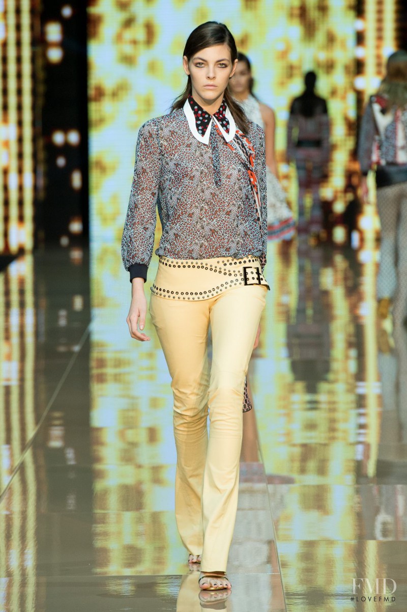 Vittoria Ceretti featured in  the Just Cavalli fashion show for Spring/Summer 2015