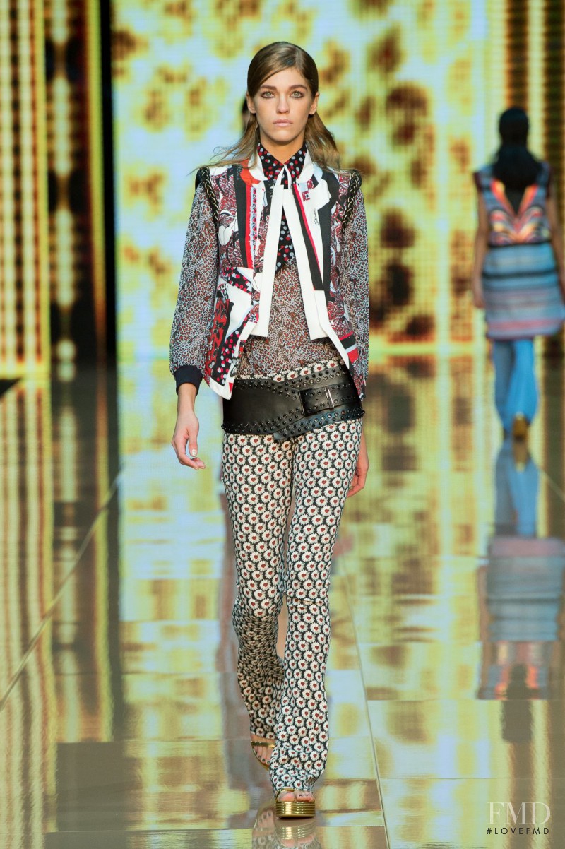Samantha Gradoville featured in  the Just Cavalli fashion show for Spring/Summer 2015