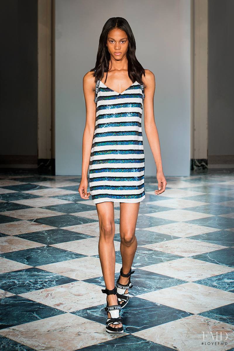 Melanie Engel featured in  the Fay fashion show for Spring/Summer 2015