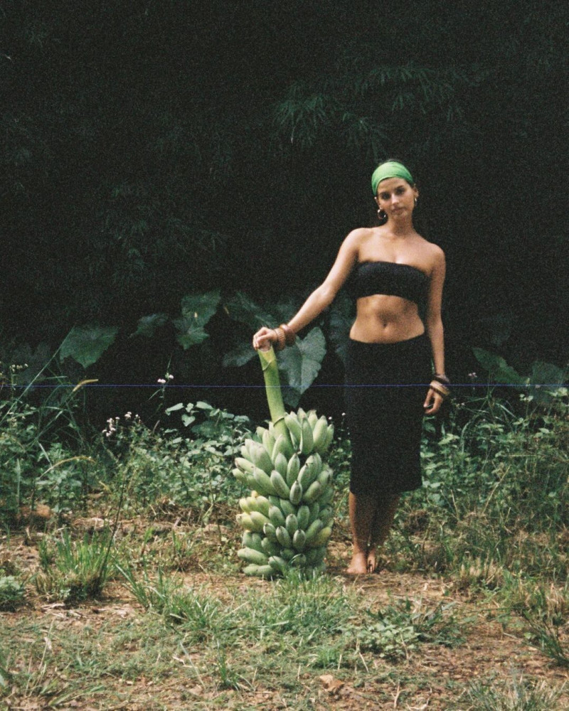 Stephanie Mandich featured in  the Snakes and Shanti lookbook for Summer 2023