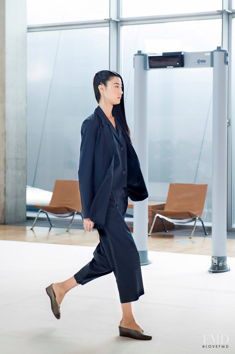 Ji Hye Park featured in  the Christophe Lemaire fashion show for Spring/Summer 2015