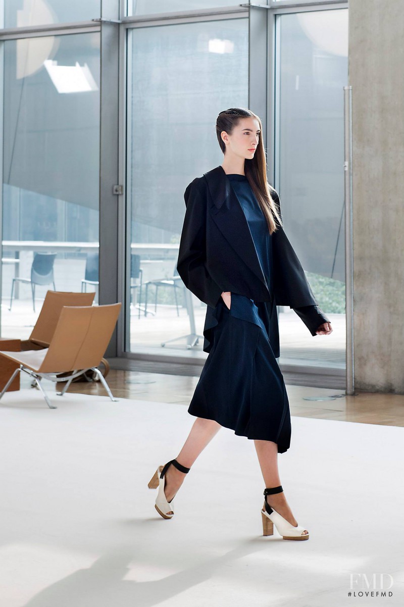 Sarah Endres featured in  the Christophe Lemaire fashion show for Spring/Summer 2015