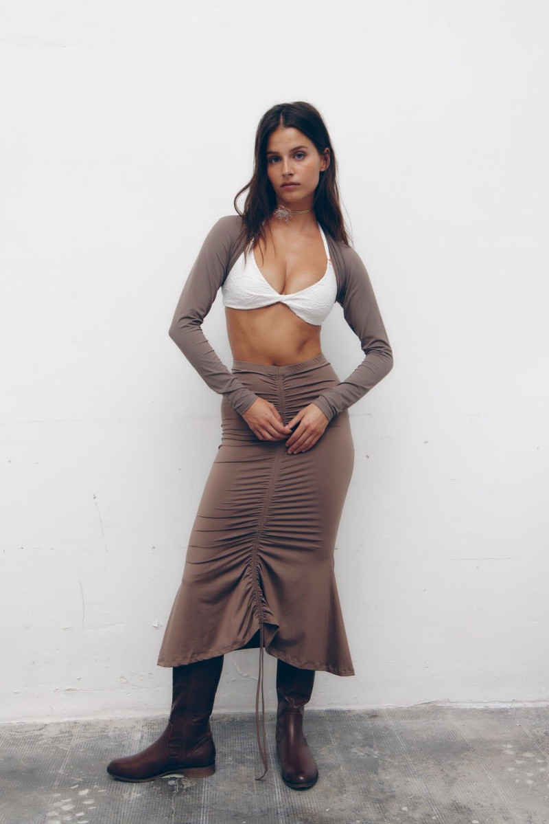 Stephanie Mandich featured in  the Anane lookbook for Autumn/Winter 2023