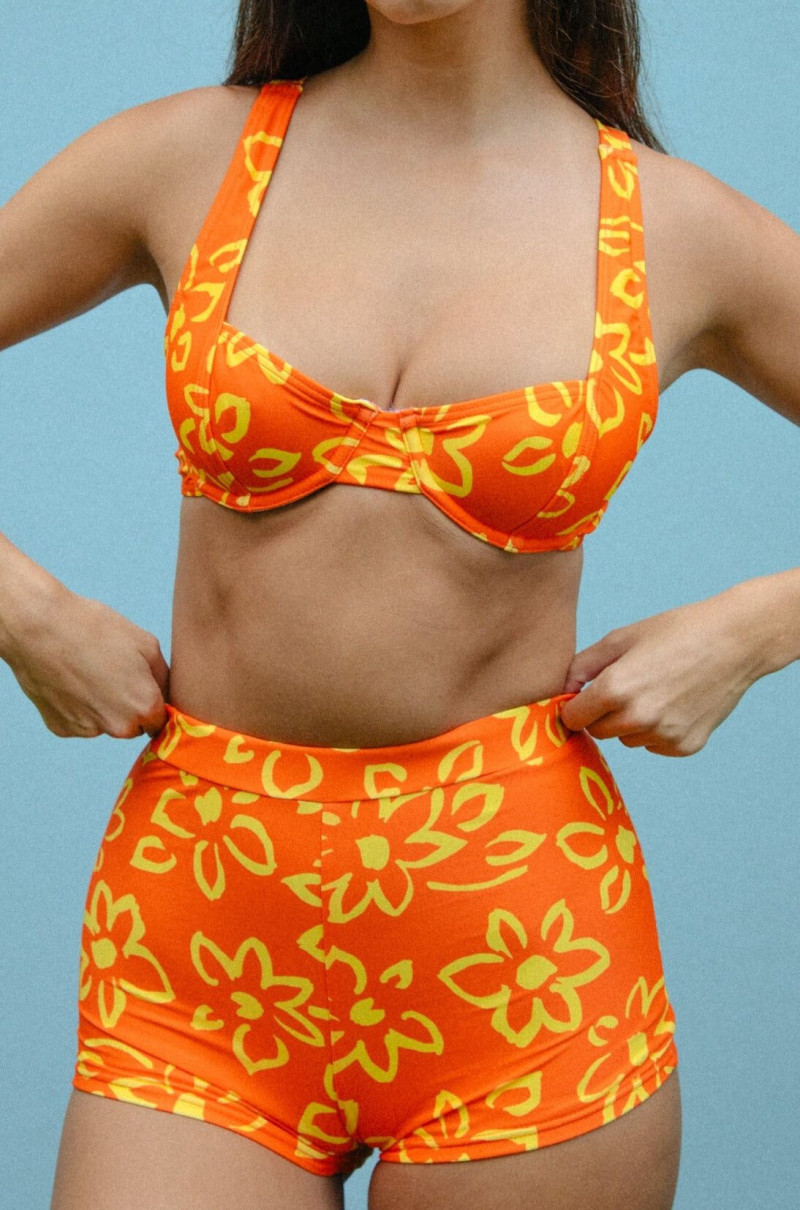Stephanie Mandich featured in  the Snorkelbear Swim lookbook for Spring/Summer 2024