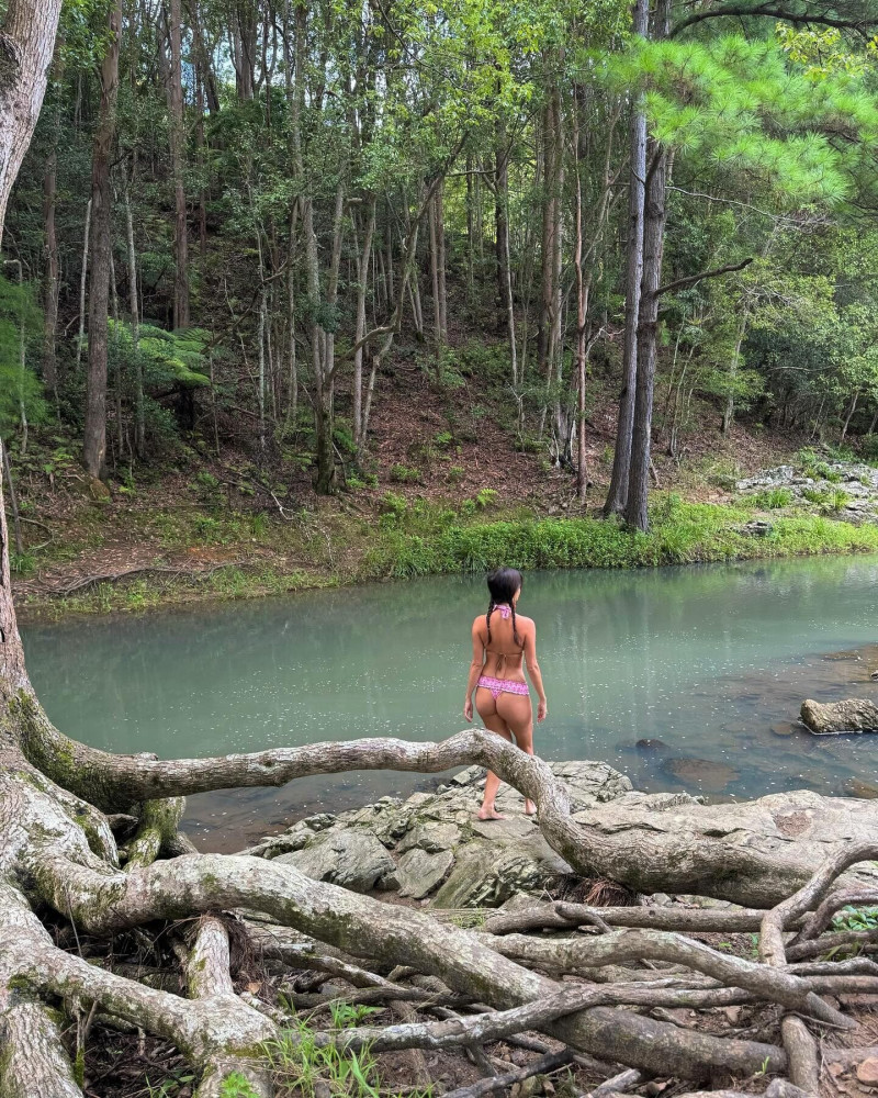 Stephanie Mandich featured in  the Frankies Bikinis lookbook for Spring/Summer 2024