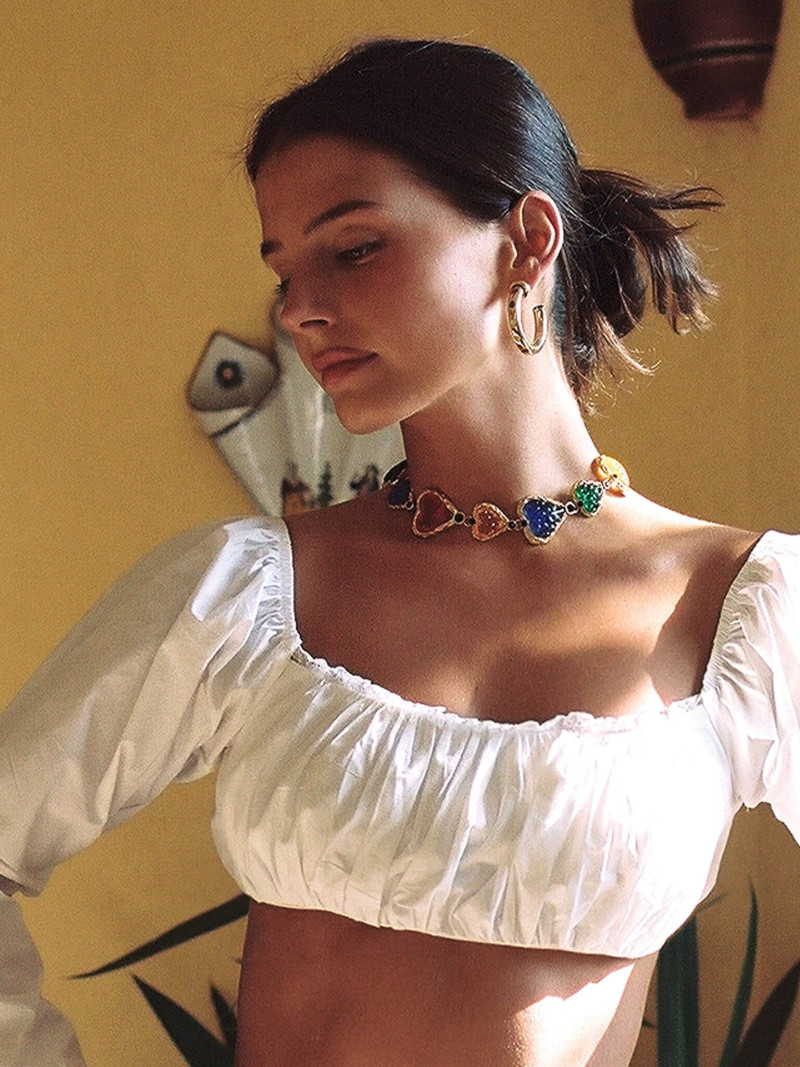 Stephanie Mandich featured in  the Tricirculo lookbook for Summer 2024