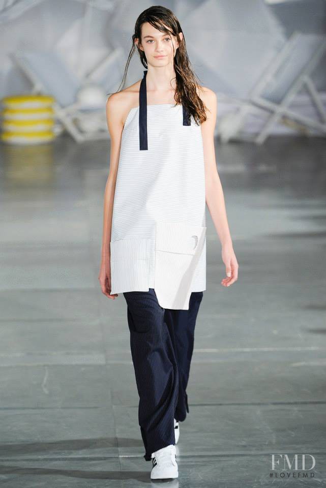 Marylou Moll featured in  the Jacquemus fashion show for Spring/Summer 2015