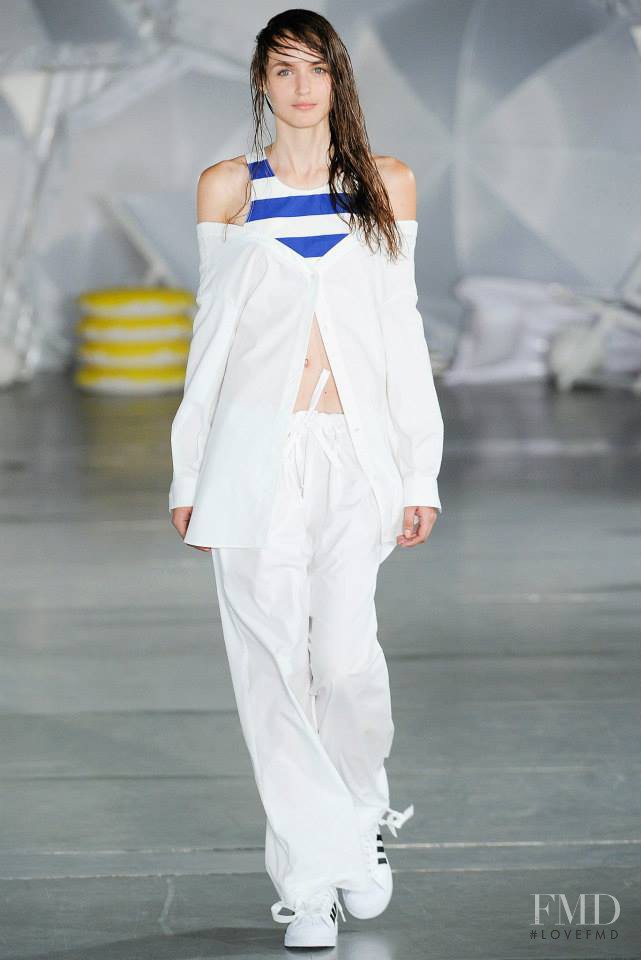 Stasha Yatchuk featured in  the Jacquemus fashion show for Spring/Summer 2015