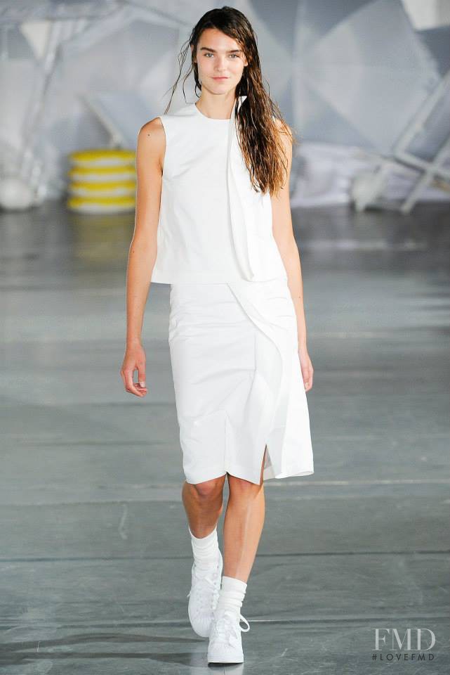 Olivia David featured in  the Jacquemus fashion show for Spring/Summer 2015