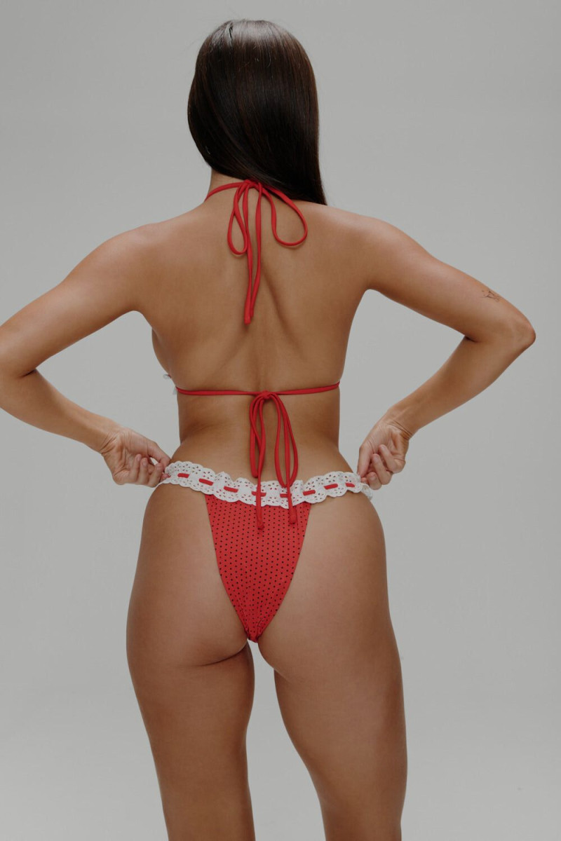 Stephanie Mandich featured in  the Frankies Bikinis catalogue for Summer 2025
