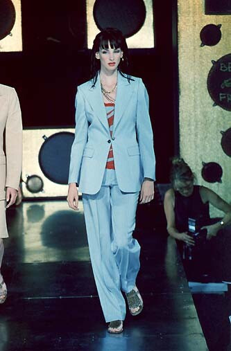 Debbie Deitering featured in  the Bella Freud fashion show for Spring/Summer 1998