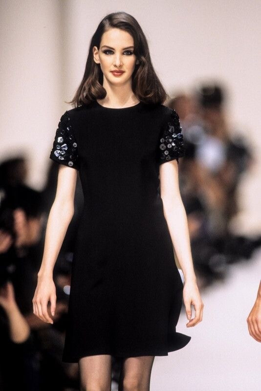 Debbie Deitering featured in  the Lolita Lempicka fashion show for Spring/Summer 1992