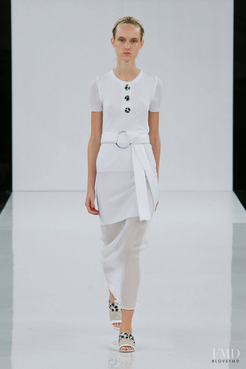 Harleth Kuusik featured in  the EDUN fashion show for Spring/Summer 2015