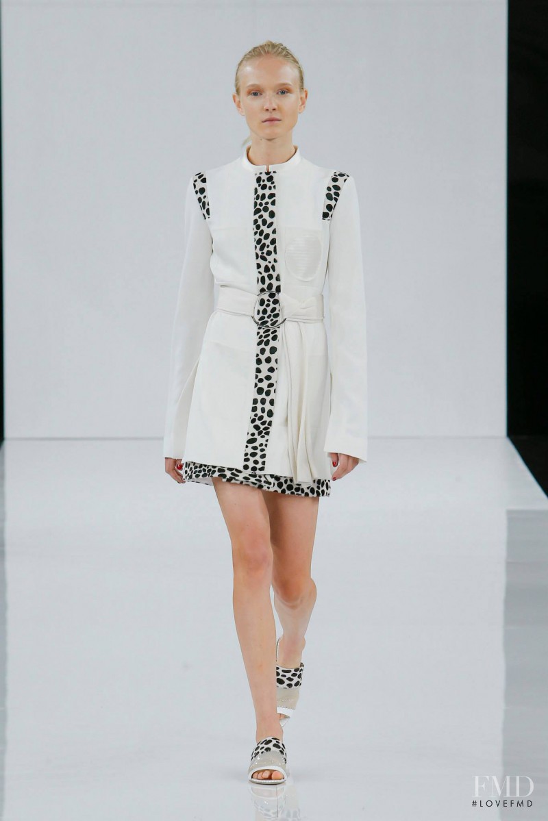 Maja Salamon featured in  the EDUN fashion show for Spring/Summer 2015