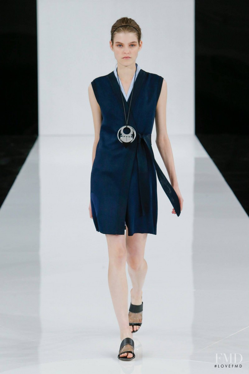 Kia Low featured in  the EDUN fashion show for Spring/Summer 2015