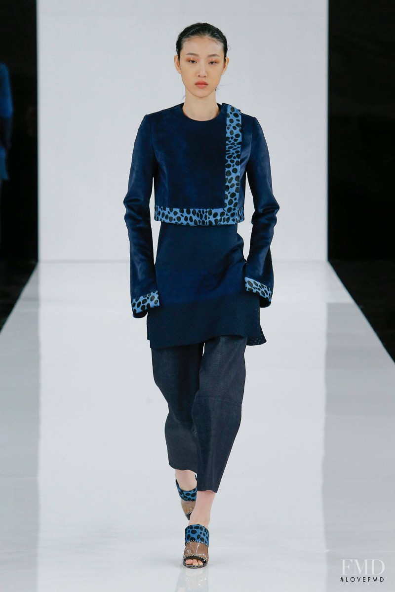 So Ra Choi featured in  the EDUN fashion show for Spring/Summer 2015