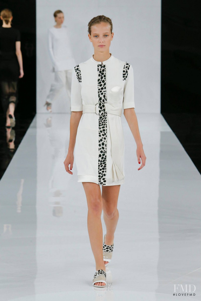 Ine Neefs featured in  the EDUN fashion show for Spring/Summer 2015