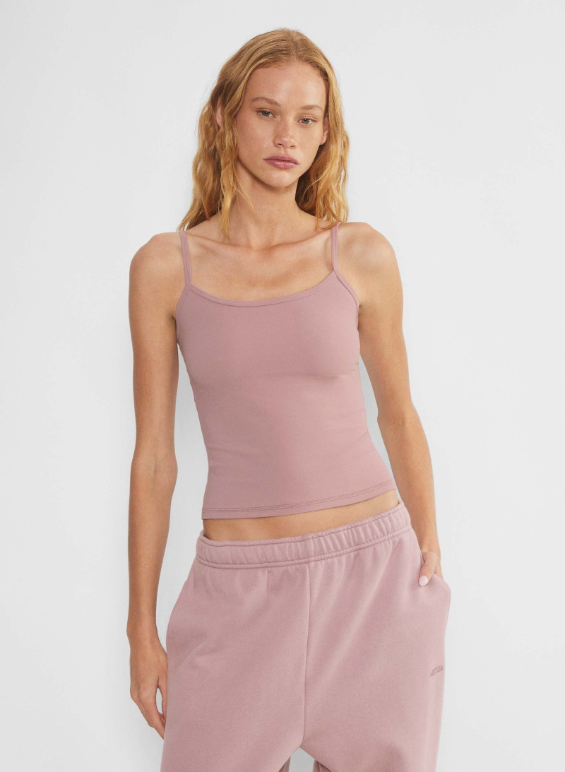Tess Summer Carter featured in  the Aritzia catalogue for Spring/Summer 2025