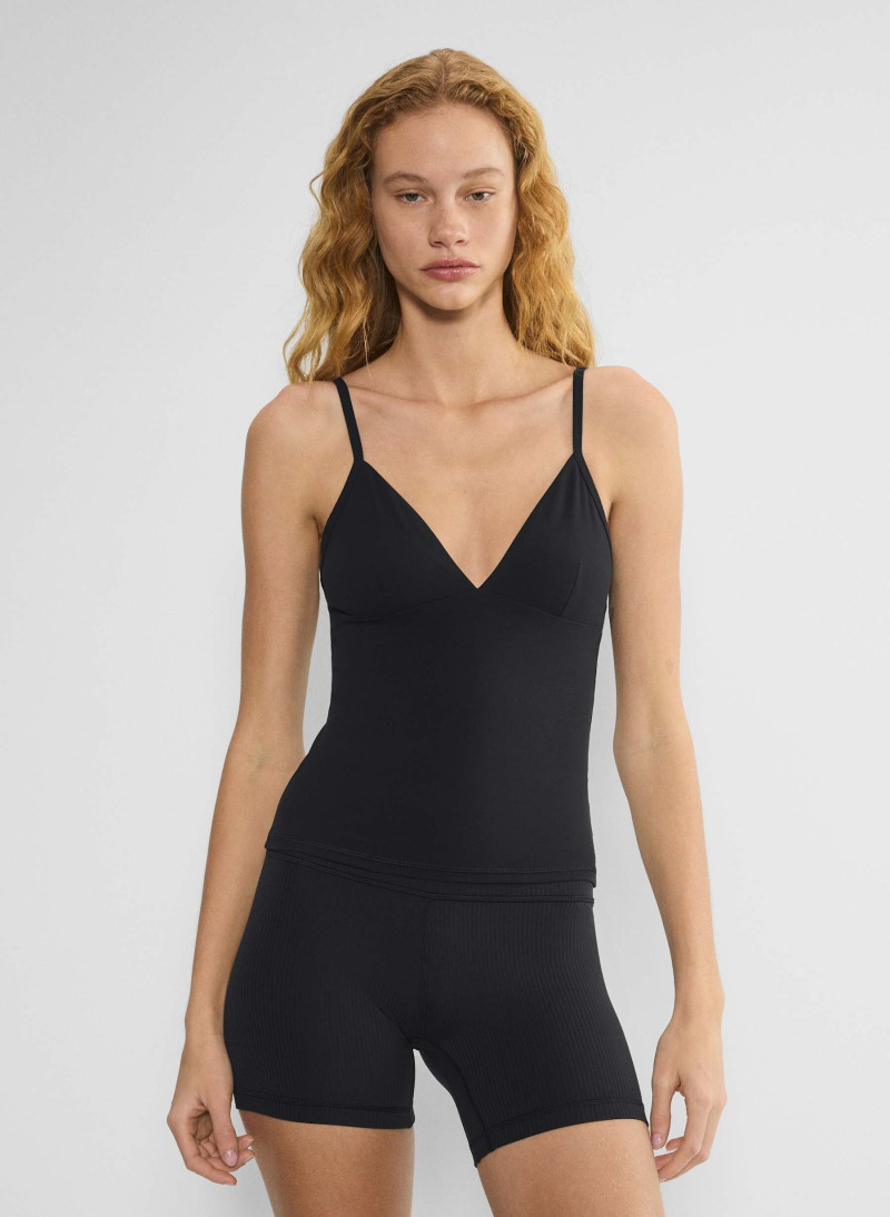 Tess Summer Carter featured in  the Aritzia catalogue for Spring/Summer 2025
