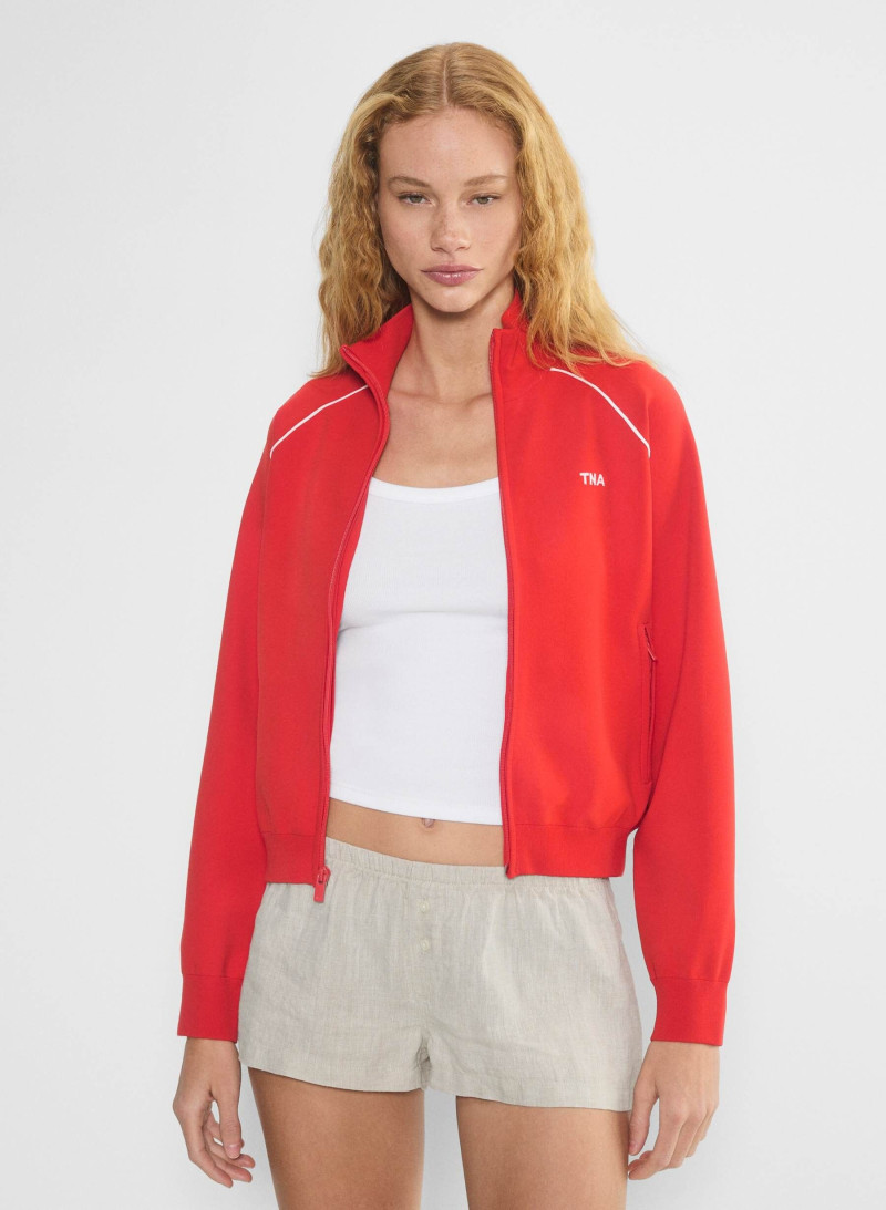 Tess Summer Carter featured in  the Aritzia catalogue for Spring/Summer 2025