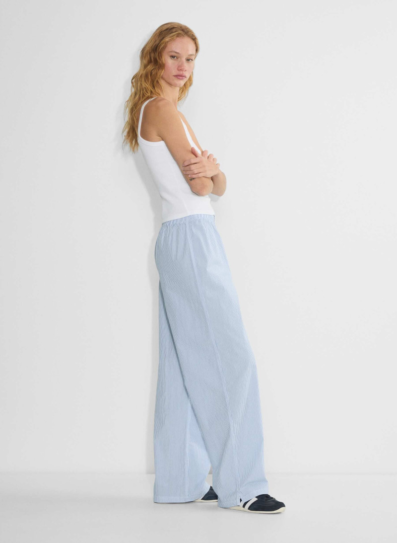 Tess Summer Carter featured in  the Aritzia catalogue for Spring/Summer 2025