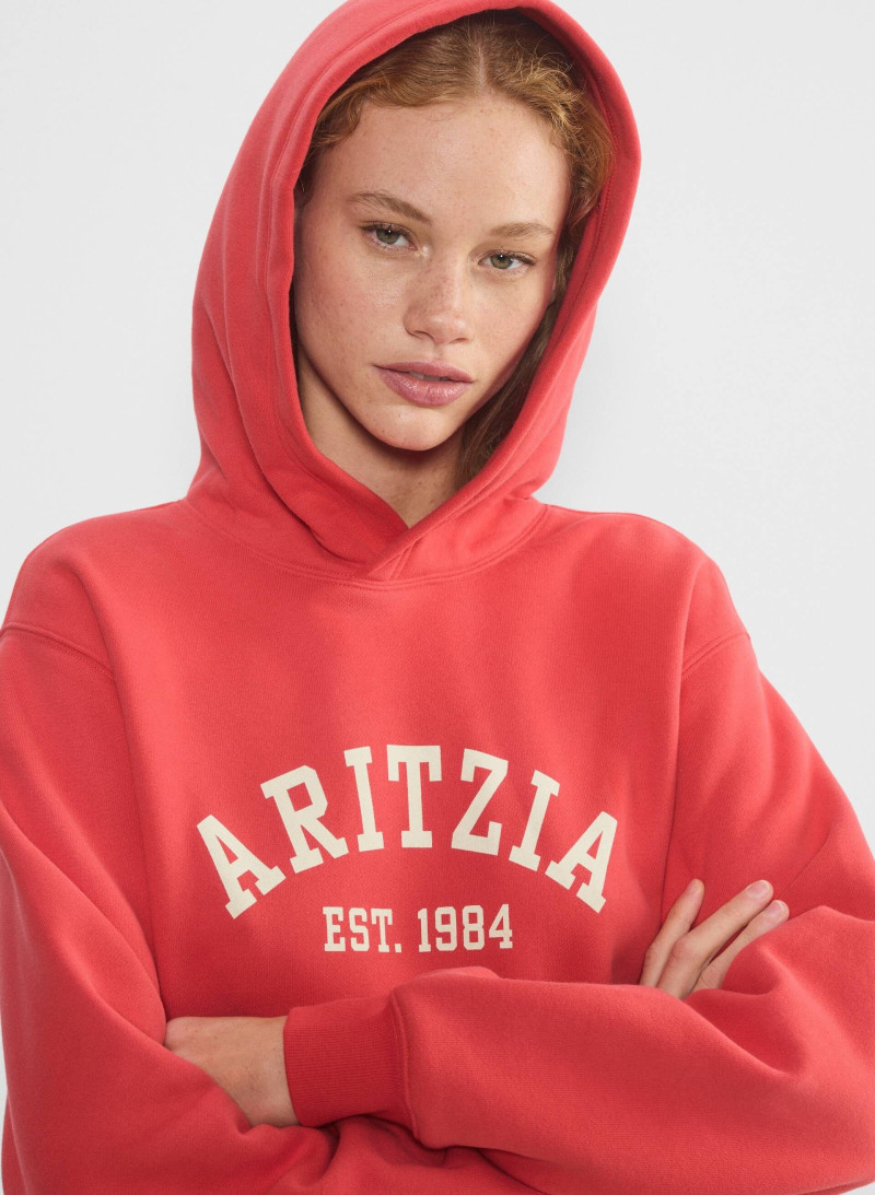 Tess Summer Carter featured in  the Aritzia catalogue for Spring/Summer 2025