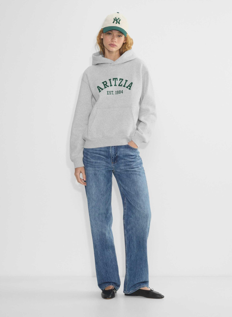 Tess Summer Carter featured in  the Aritzia catalogue for Spring/Summer 2025