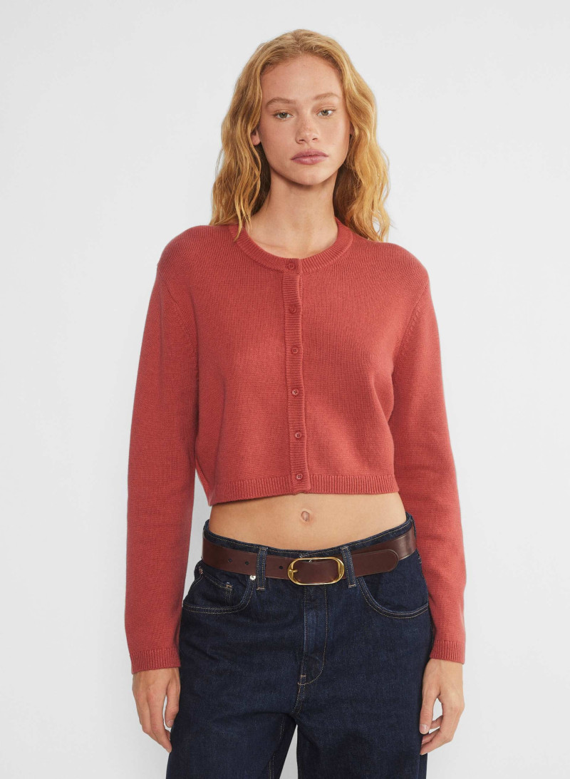 Tess Summer Carter featured in  the Aritzia catalogue for Spring/Summer 2025