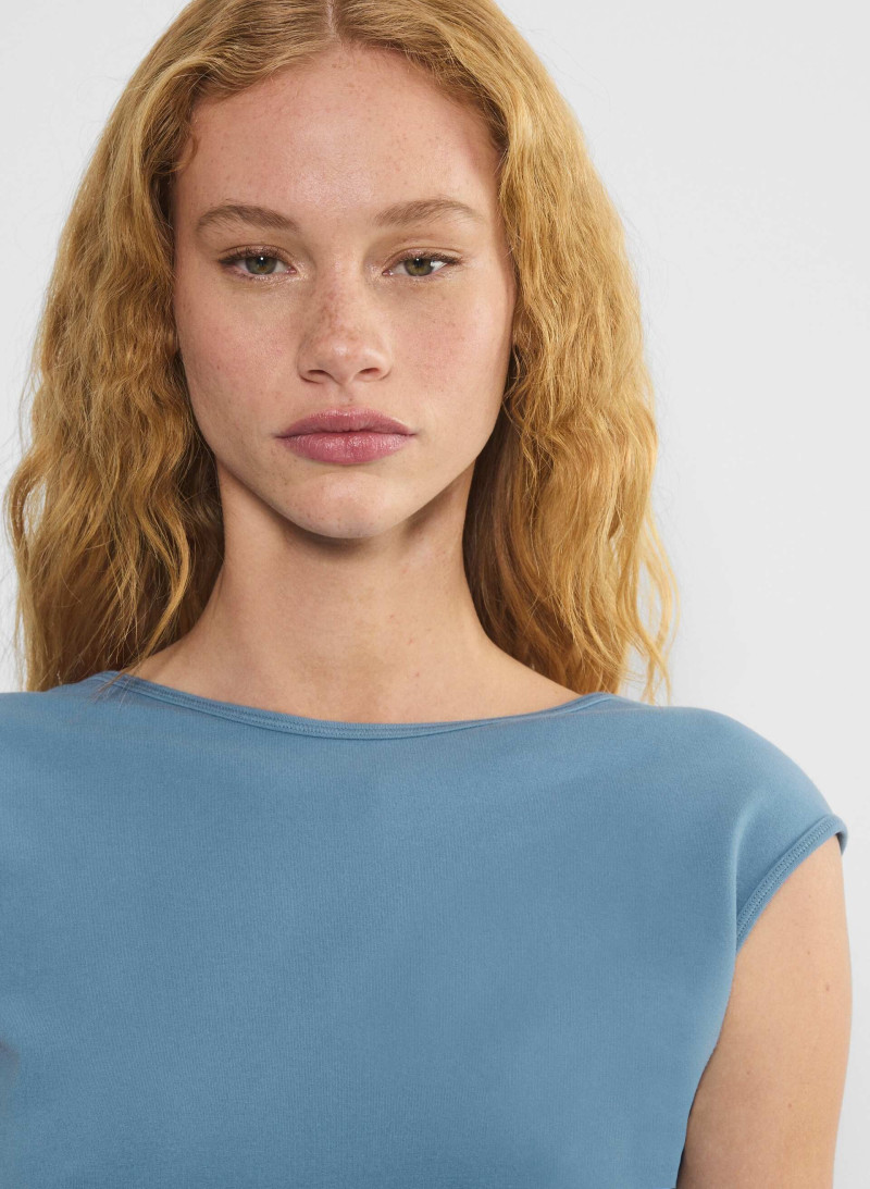 Tess Summer Carter featured in  the Aritzia catalogue for Spring/Summer 2025