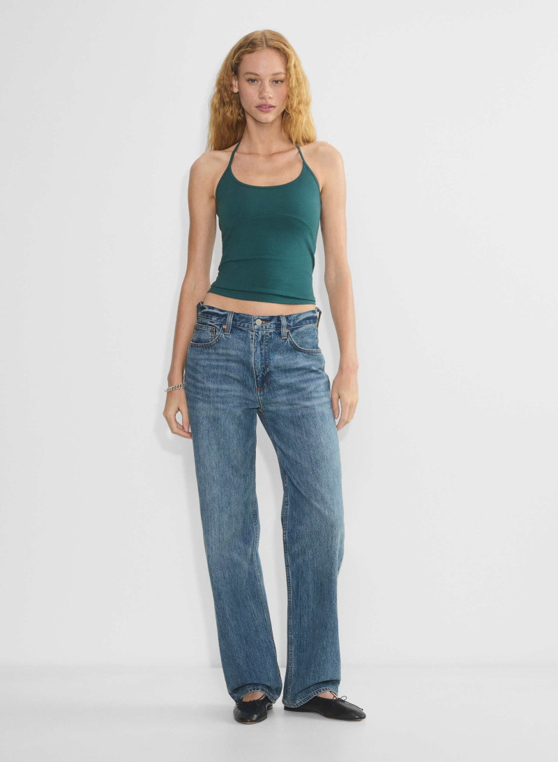 Tess Summer Carter featured in  the Aritzia catalogue for Spring/Summer 2025
