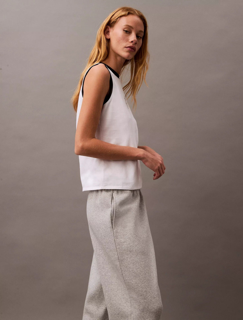 Tess Summer Carter featured in  the Calvin Klein catalogue for Spring/Summer 2025
