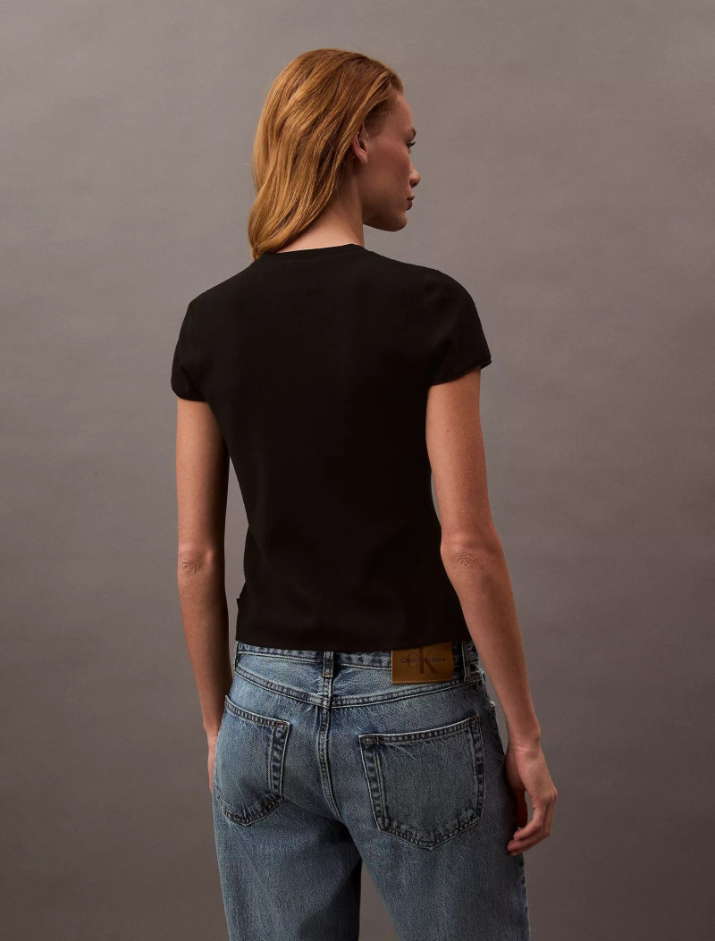 Tess Summer Carter featured in  the Calvin Klein catalogue for Spring/Summer 2025