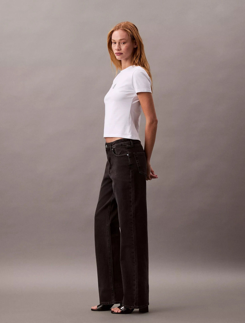 Tess Summer Carter featured in  the Calvin Klein catalogue for Spring/Summer 2025