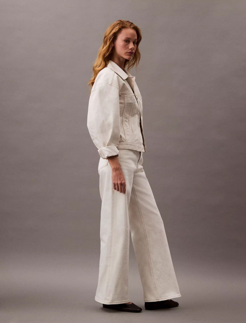Tess Summer Carter featured in  the Calvin Klein catalogue for Spring/Summer 2025
