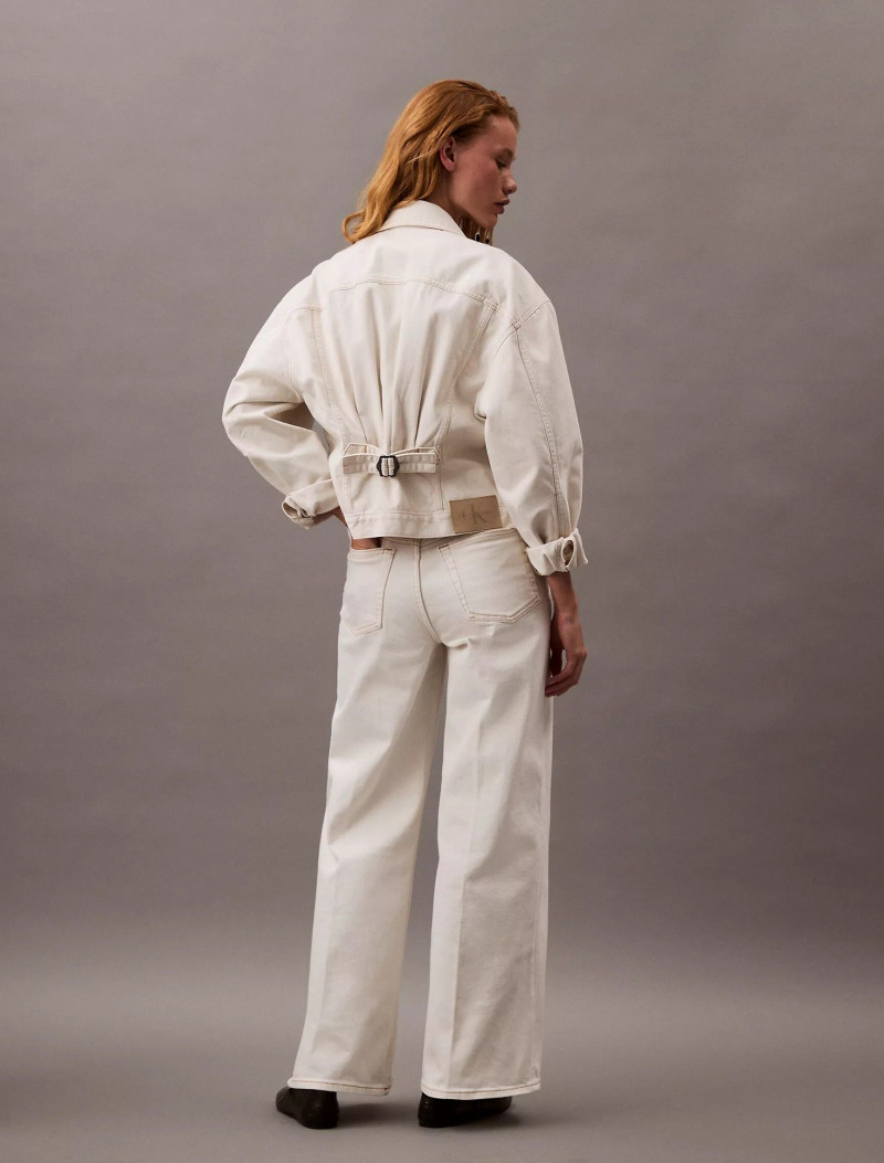 Tess Summer Carter featured in  the Calvin Klein catalogue for Spring/Summer 2025