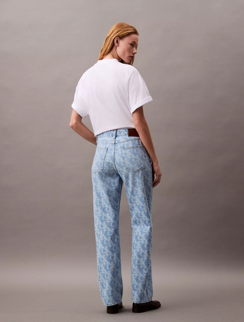 Tess Summer Carter featured in  the Calvin Klein catalogue for Spring/Summer 2025