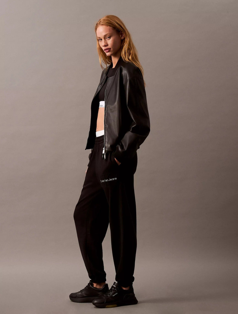 Tess Summer Carter featured in  the Calvin Klein catalogue for Spring/Summer 2025