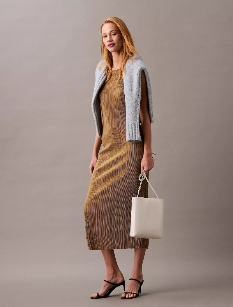 Tess Summer Carter featured in  the Calvin Klein catalogue for Spring/Summer 2025