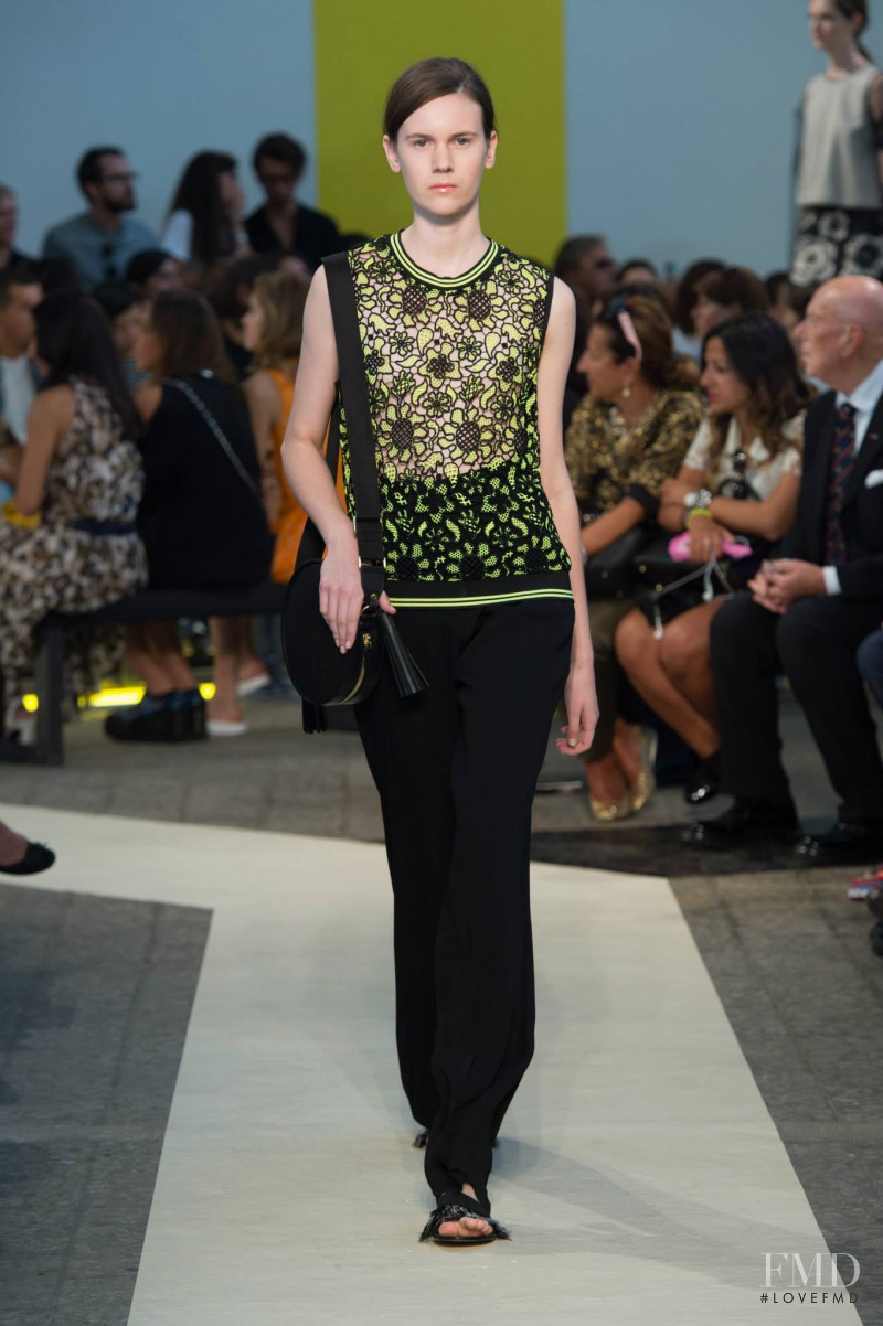 Jamily Meurer Wernke featured in  the MSGM fashion show for Spring/Summer 2015